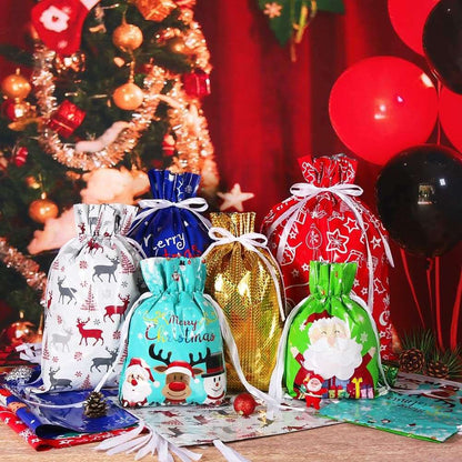 🎄New Christmas Drawstrings Gift Bags🎁