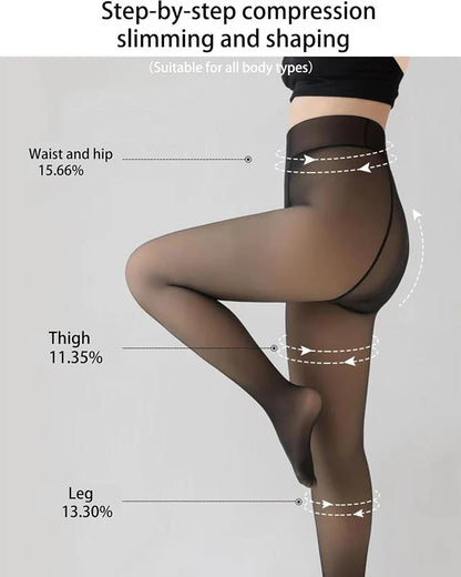 🔥Buy 1 Get 1 Free🔥Translucent Fleece Lined Tights