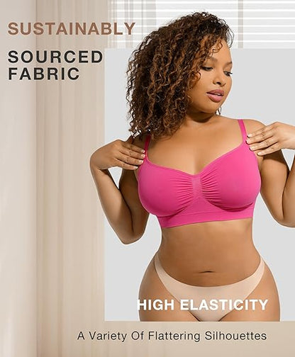 🏆BUY 2 GET 2 FREE⚡Women's Full Coverage Non-Padded Wireless Sculpt Bra