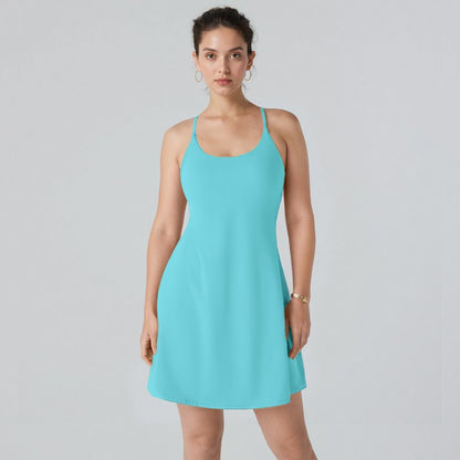 🔥Hot Sale🔥The Ultimate Tummy Control Backless Active Dress