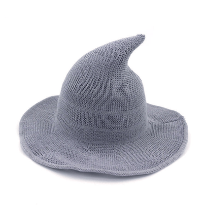 🔥Last Day 49% OFF👻Women Gothic Knitting Black Wizard Hat