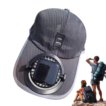 🔥2025 Solar Rechargeable Peaked Cap