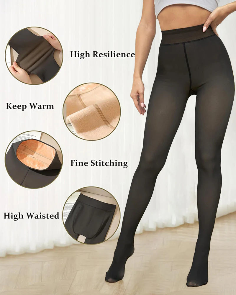 🔥Buy 1 Get 1 Free🔥Translucent Fleece Lined Tights