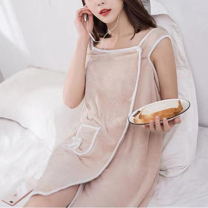 Women's Coral Fleece Bathrobe