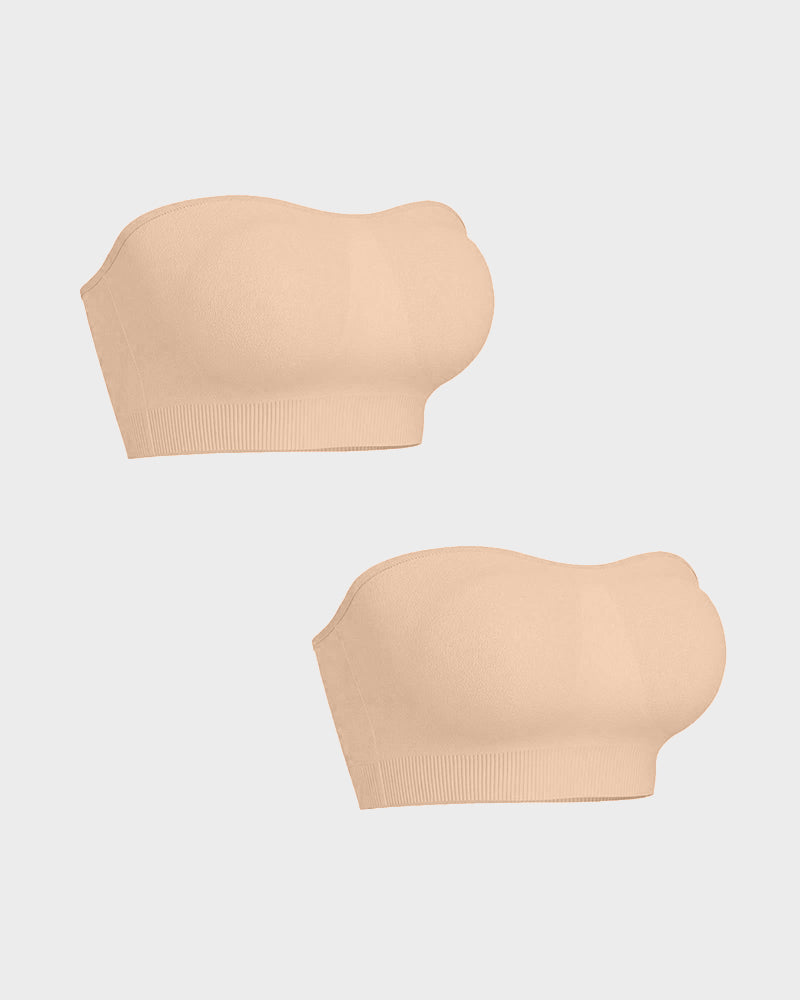 🔥Buy 2 Get 1 Free🔥Non-Slip Bandeau Seamless Wireless Strapless Bra