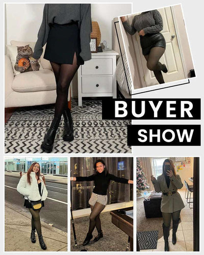 🔥Buy 1 Get 1 Free🔥Translucent Fleece Lined Tights