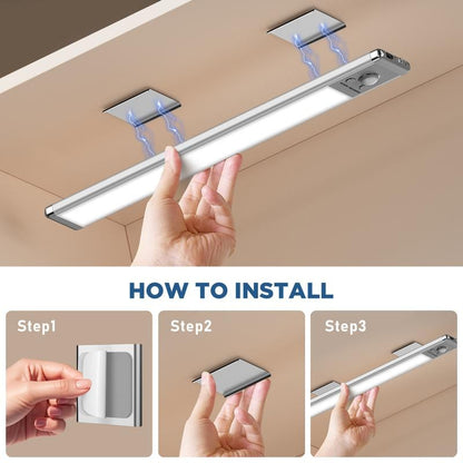 💡Under Cabinet Lights-52LED Motion Sensor Night Light Indoor