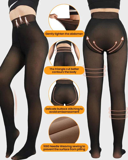 🔥Buy 1 Get 1 Free🔥Translucent Fleece Lined Tights