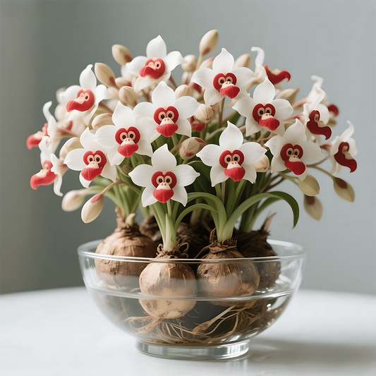 🐵💮 Monkey Orchid bulbs - can survive in soil or hydroponics💧🌱