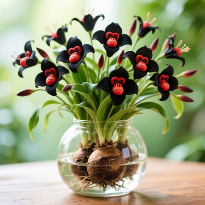 🐵💮 Monkey Orchid bulbs - can survive in soil or hydroponics💧🌱