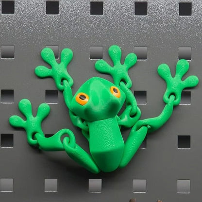 🎁BUY 4 GET 3 FREE🎁🐸✨2025 Large 3D Magnetic Frog Model with Articulated Joints