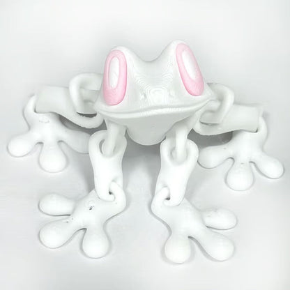 🎁BUY 4 GET 3 FREE🎁🐸✨2025 Large 3D Magnetic Frog Model with Articulated Joints