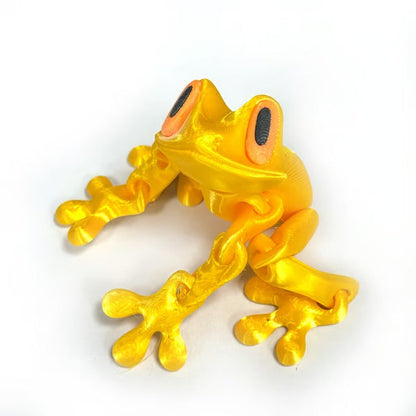 🎁BUY 4 GET 3 FREE🎁🐸✨2025 Large 3D Magnetic Frog Model with Articulated Joints