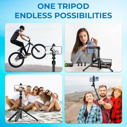 🔥50% discount-Compact 3-in-1 Selfie Stick Tripod with Remote